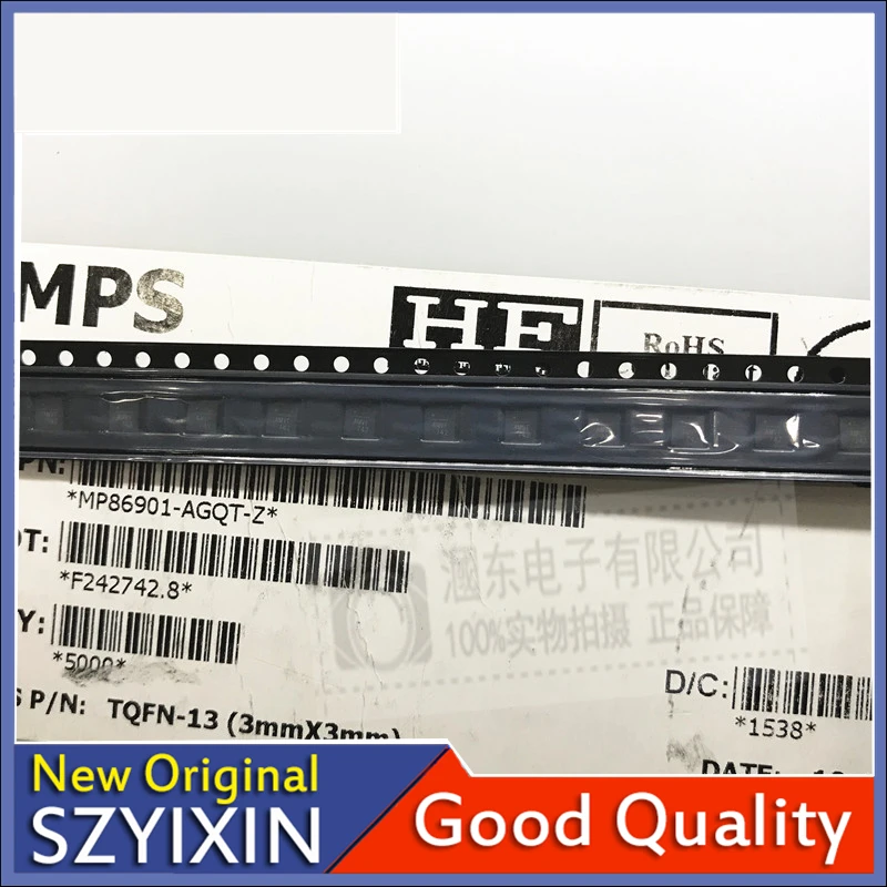 10Pcs/Lot New Original MP86901-AGQT-Z TQFN-13 ON-OFF Controller 26V12A Good Quality  In Stock