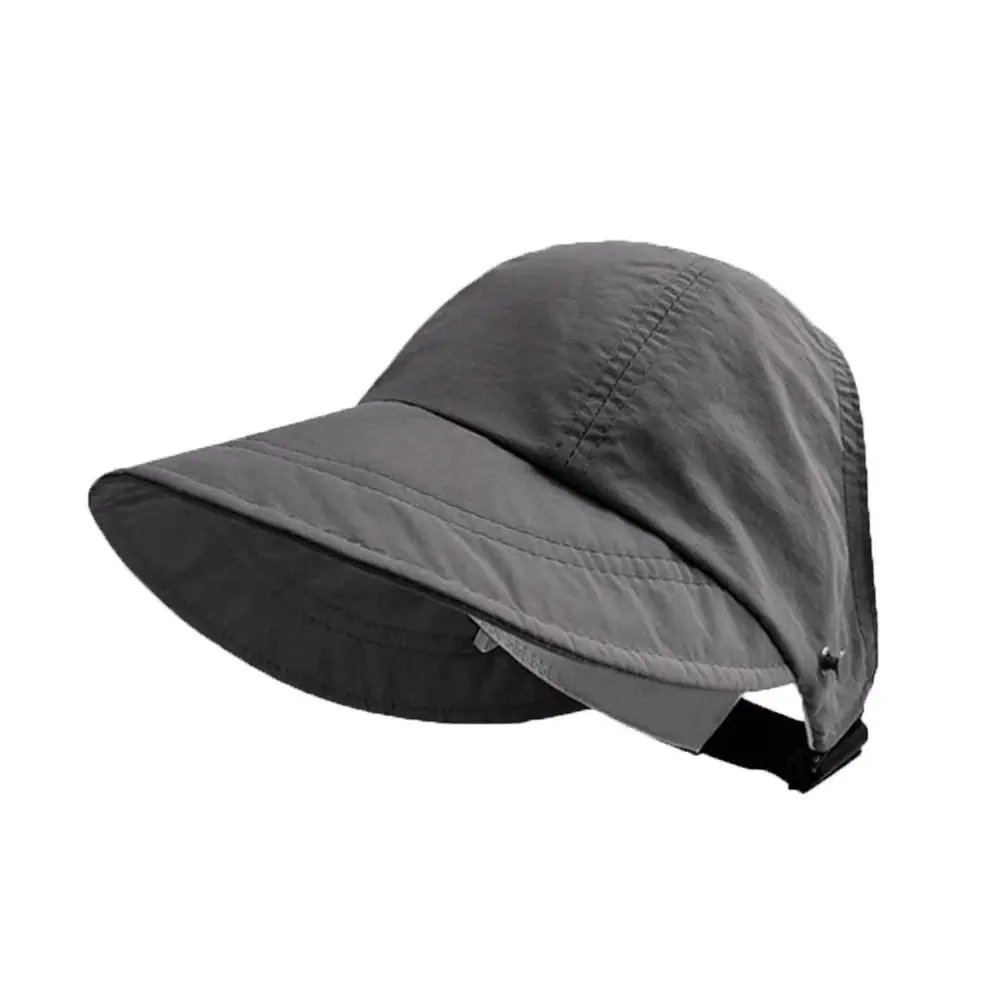 

Новая модная шляпа от солнца с широкими полями, анти-УФ-женская складная шляпа для рыбалки, летняя уличная солнцезащитная бейсболка