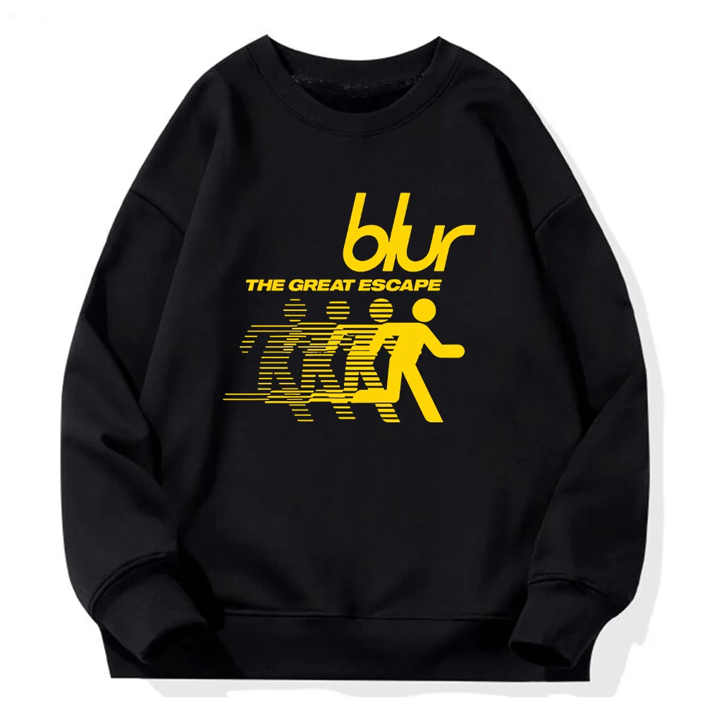 

Blur Band The Great Escape Sweatshirt Rock Band Fashion Crewneck Clothing Retro Tops Women Men Long Sleeve Streetwear Trendy