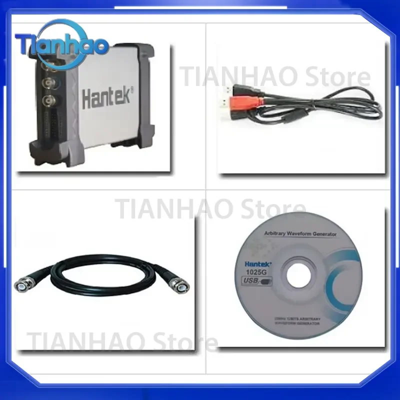 for Hantek 1025G 25MHz Arbitrary Waveform Generator 200MSa/s DDS Function Signal Generator with USBXI Interface Lab Test Tool