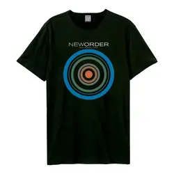 Amplified Unisex Adult Blue Monday New Order T-Shirt M Black