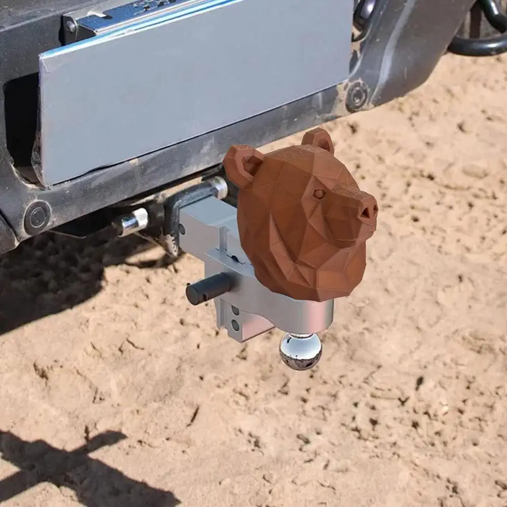 

Крышка для сцепного устройства прицепа Bear, 3D-печать, дизайн для автодомов и прицепов, защитная крышка для сцепного устройства Z6k8