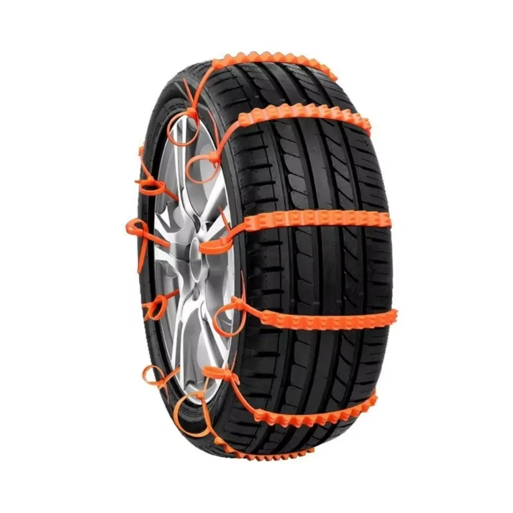 20/40PCS Anti-Skid Snow Chains for Car Motorcycles Winter and Bad Terrain Wheels Anti-slip Emergency Universal Lockout Artifact