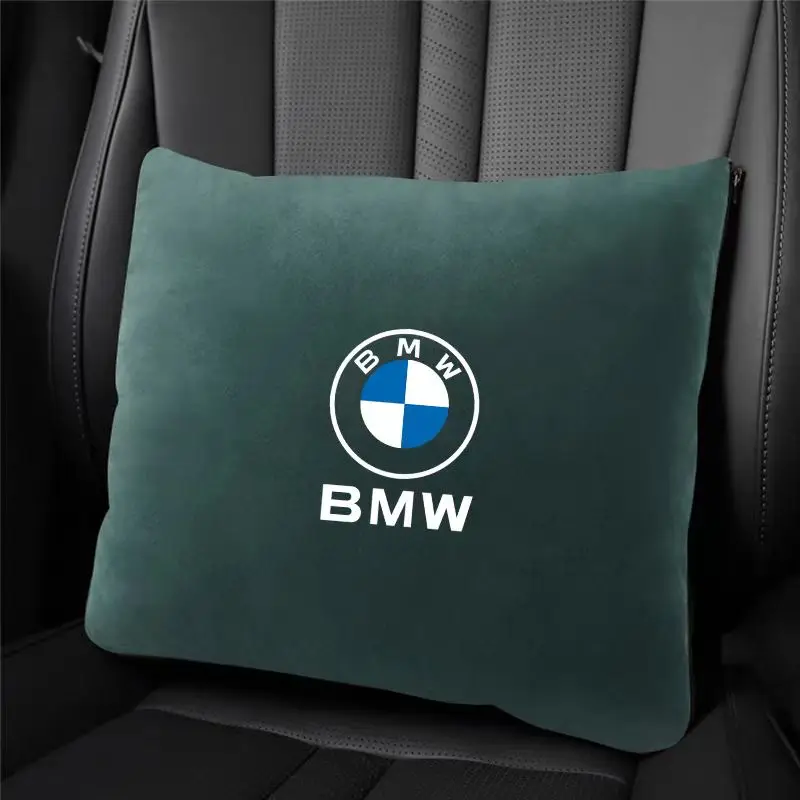 BMW bantal eksklusif, selimut, mobil dua dalam satu selimut eksklusif, lipat High-End AC di dalam mobil