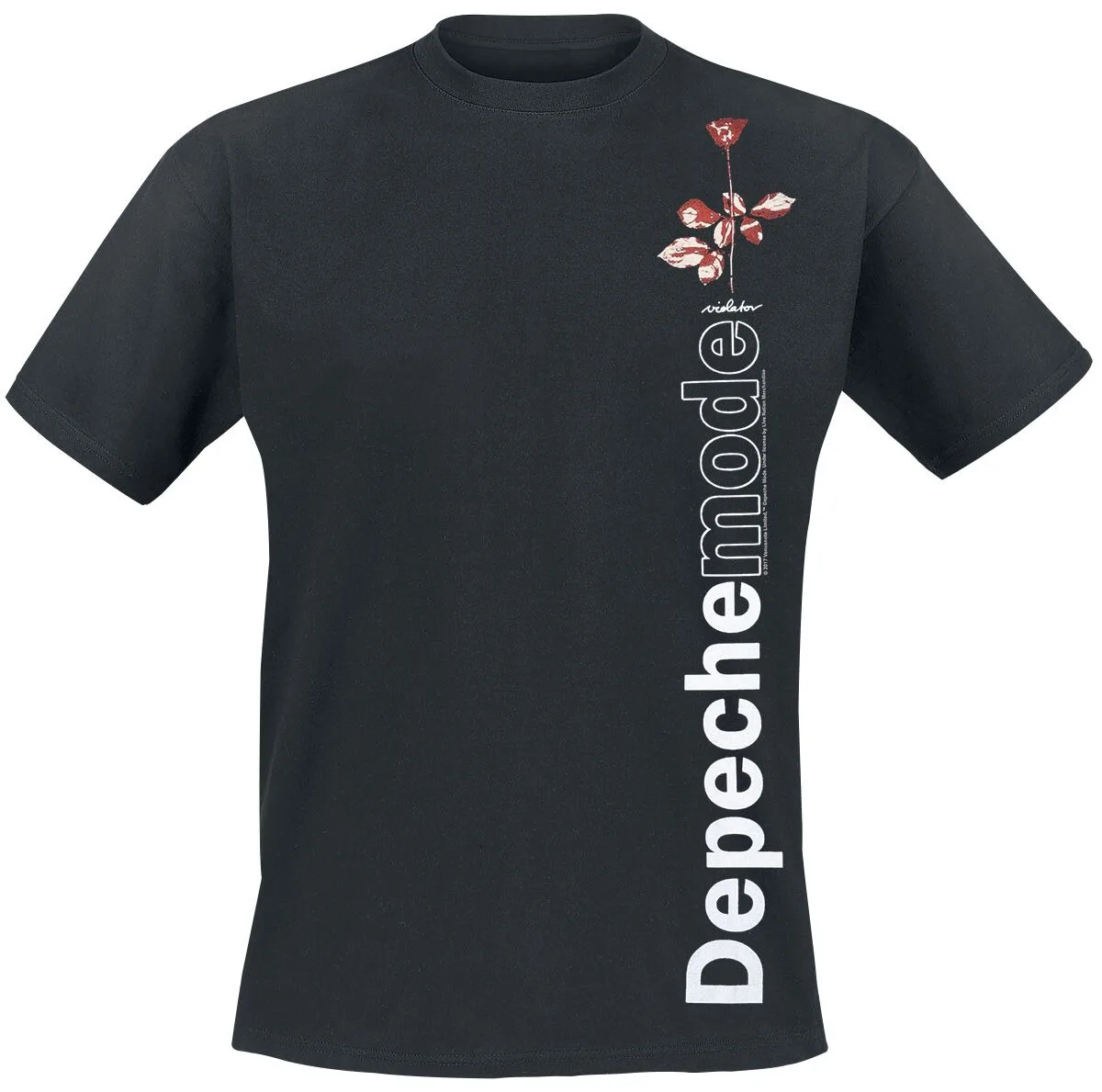 Depeche Mode Ultra Tee, Synth-Pop T-Shirt with Distressed Album Title & Band Name Print, Depeche Mode Fan Merch