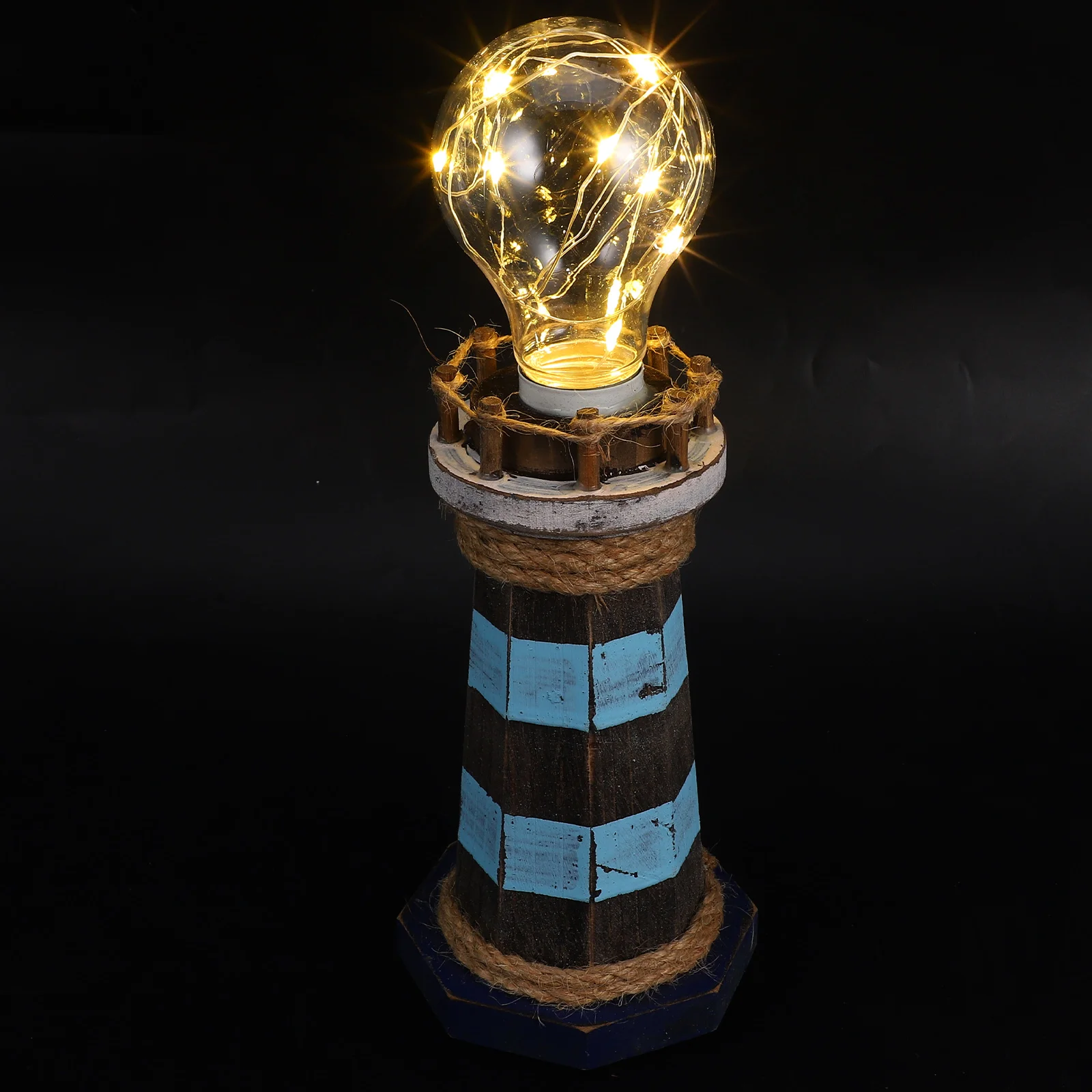 LED Desktop Light Warm Glow Coastal Led Lighthouse Desktop Light Decor Lighthouse Decor Indoor Lighting