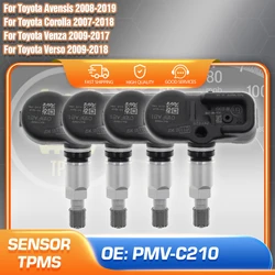 Car Tire Pressure Sensor TPMS PMV-C210 For Toyota Avensis 2008-2019 Toyota Corolla 2007-2018 Toyota Verso Toyota Venza 2009-2018