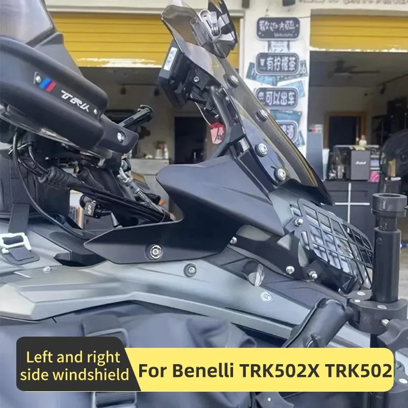 

NEW For Benelli TRK502X TRK502 TRK 502 TRK552 TRK552X Front Left Right Motorcycle Windshields Windscreens TRK-502X