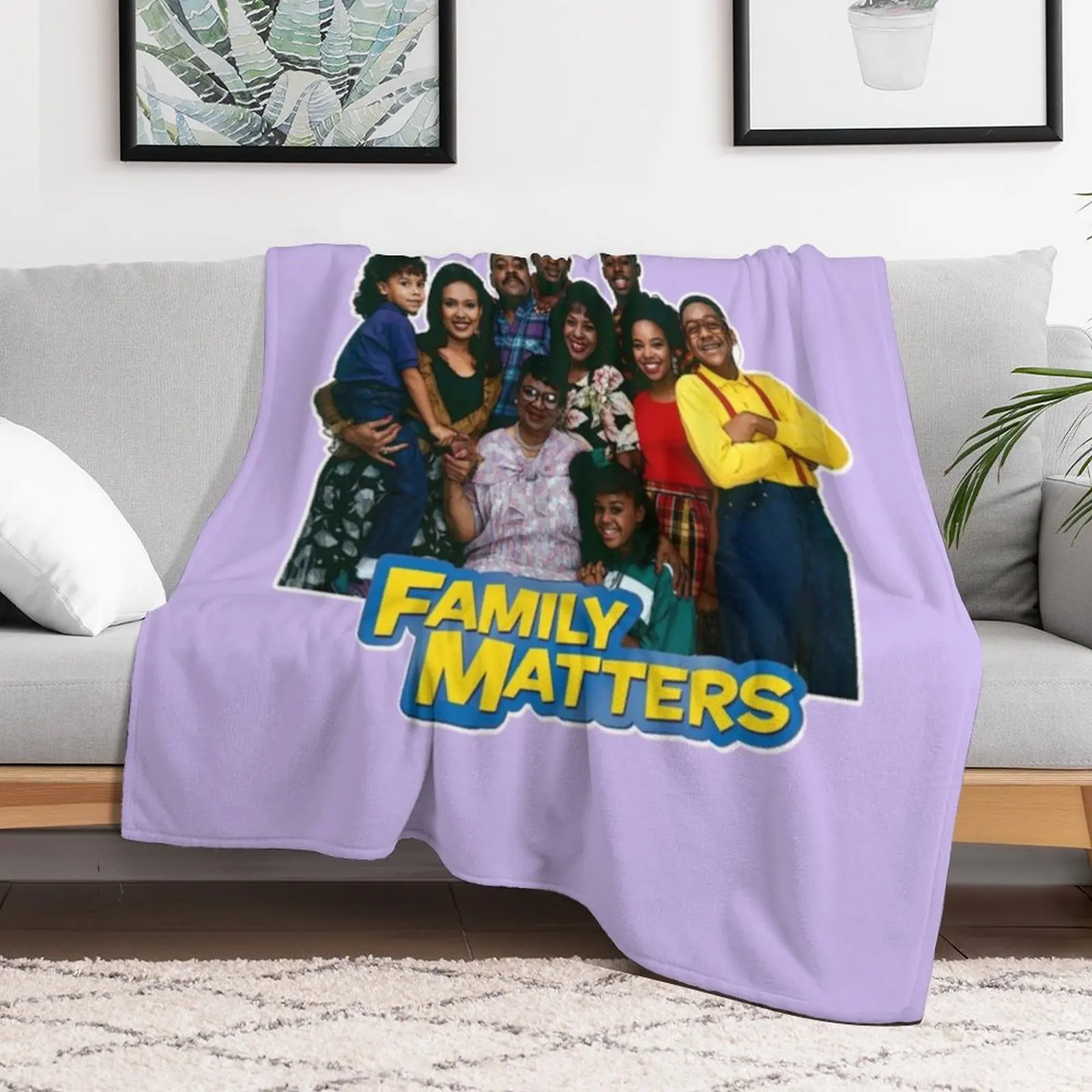 Family Matters Throw Blanket cosplay anime Stuffeds Polar Blankets