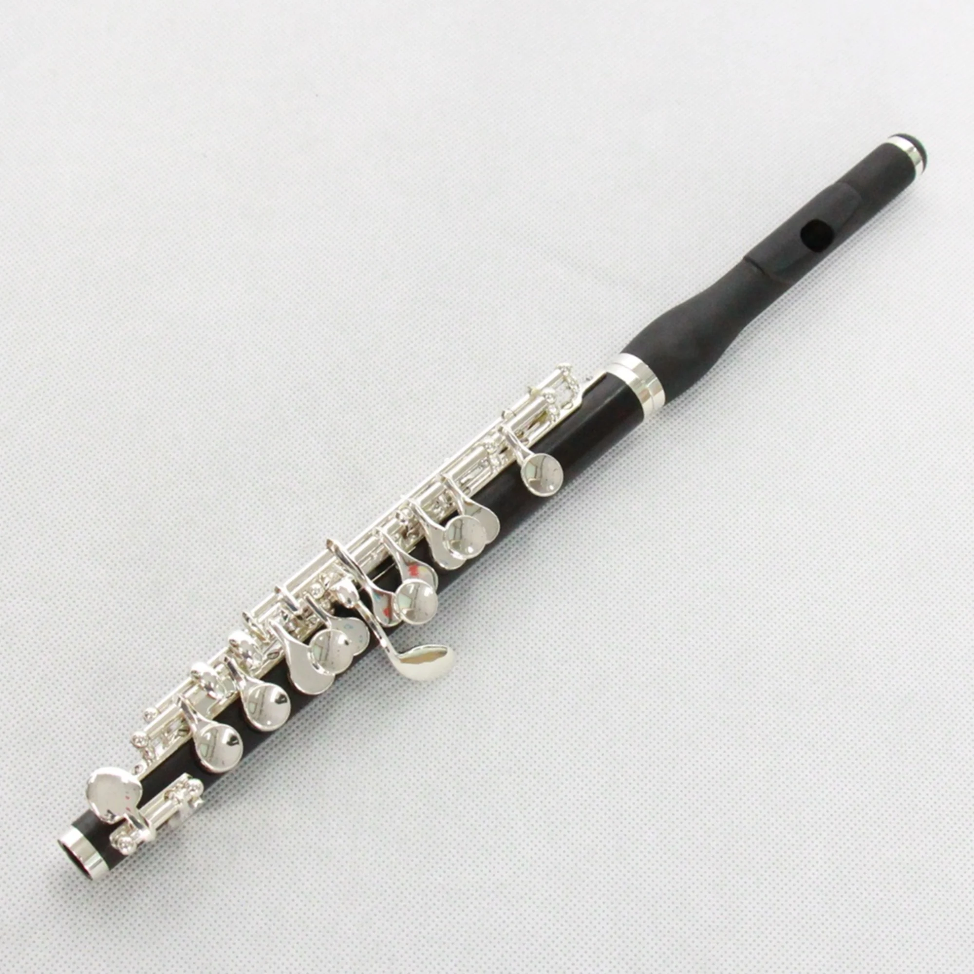 

Chinese piccolo factory price piccolo flute Ebony Body Synthetic Wood Head Joint Silver Plated piccolo