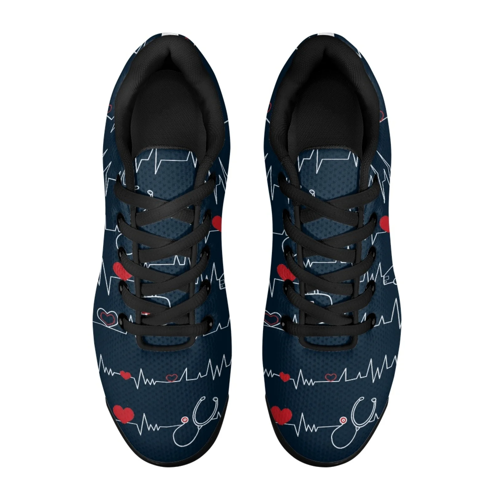 PENSTROLL First Aid Kit Design Breathable Walking Shoes for Men Mesh Air Cushion Sneakers Tennis Fashion Sneakers