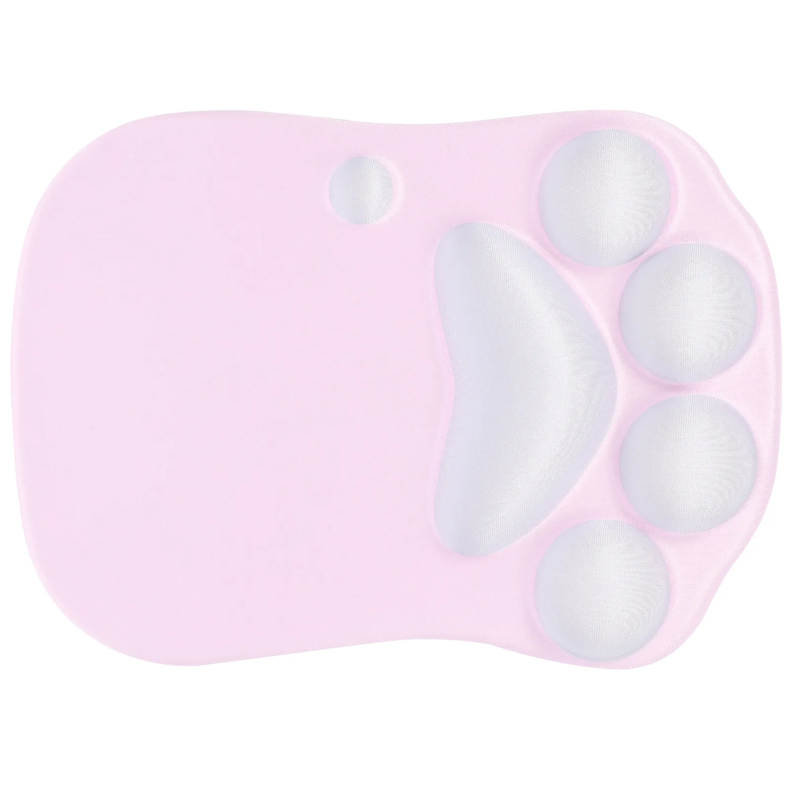 Ergonomic Cat Paw Wrist Rest Mouse Pad Silicone Sbr Spandex Material Soft Smooth Surface Anti Slip Base Reduces Hand Fatigue