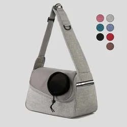 Bolso bandolera impermeable y transpirable de malla para gato