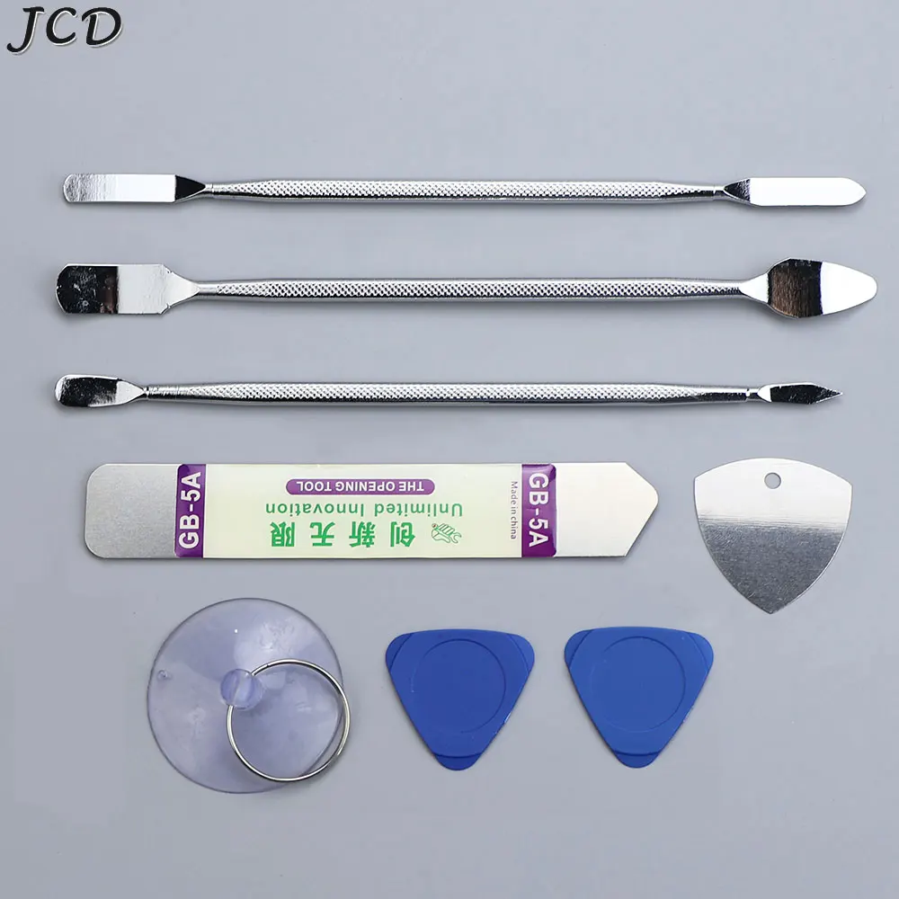JCD 8 In 1 Computer Mobile Phone Tablet Appliances Pry Bar Multi-purpose Manual Disassembly Tool Bimetallic Head
