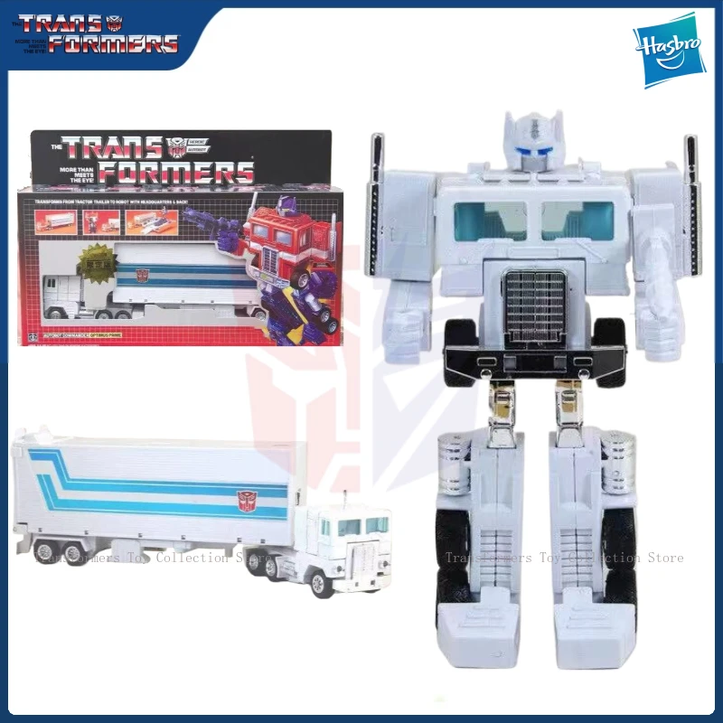 

In stock Transformers retro G1 Optimus Prime white movie anime character figurine model toy promotion gift collection birthday