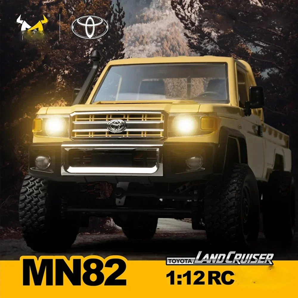 1:12 Rc Car Mn modello Mn82 Retro Full-scale simulazione Lc79 RTR 2.4g 4WD 280 motore telecomando Pickup RC Truck Model Car Toys