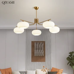 Modern Led Chandelier Pendant Lamp for Bedroom Living Room Kitchen Home Decor Light Fixture 110/220V 3/5 heads