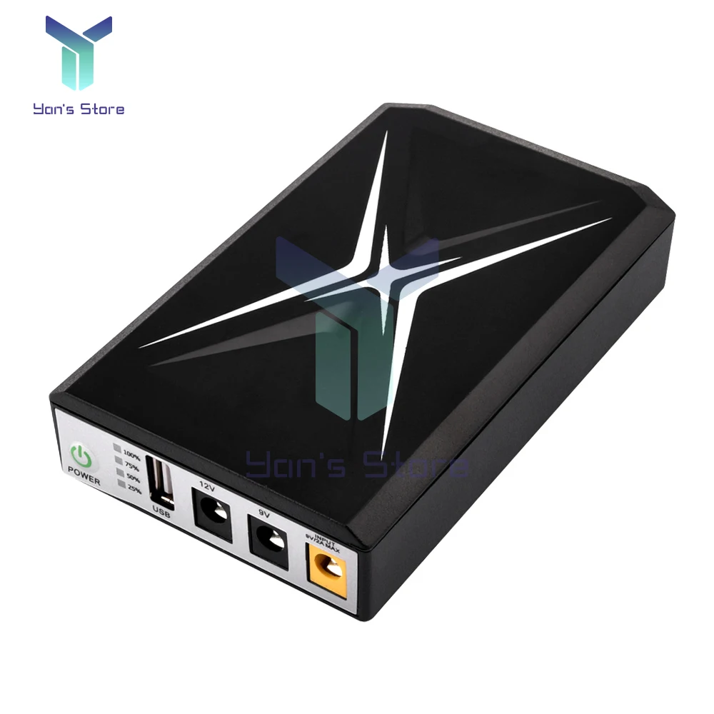 10400Mah DC UPS Uninterrupted Supply Router 9V 12V 18W Battery