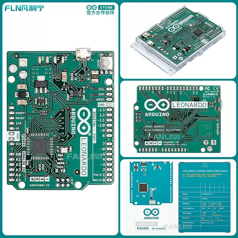 イタリア製オリジナル輸入arduino-leonardo-未実装版-a000052-atmega32u4