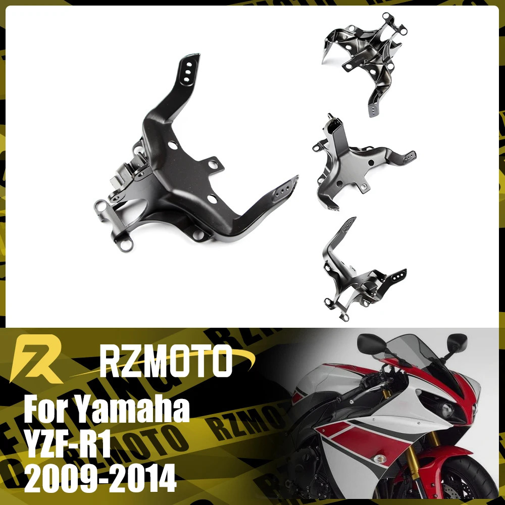 

Aluminum Motorcycle Headlight Bracket Fairing Stay Support Headlamp For YAMAHA YZF R1 YZF-R1 YZFR1 2013 2009-2014 Accessories