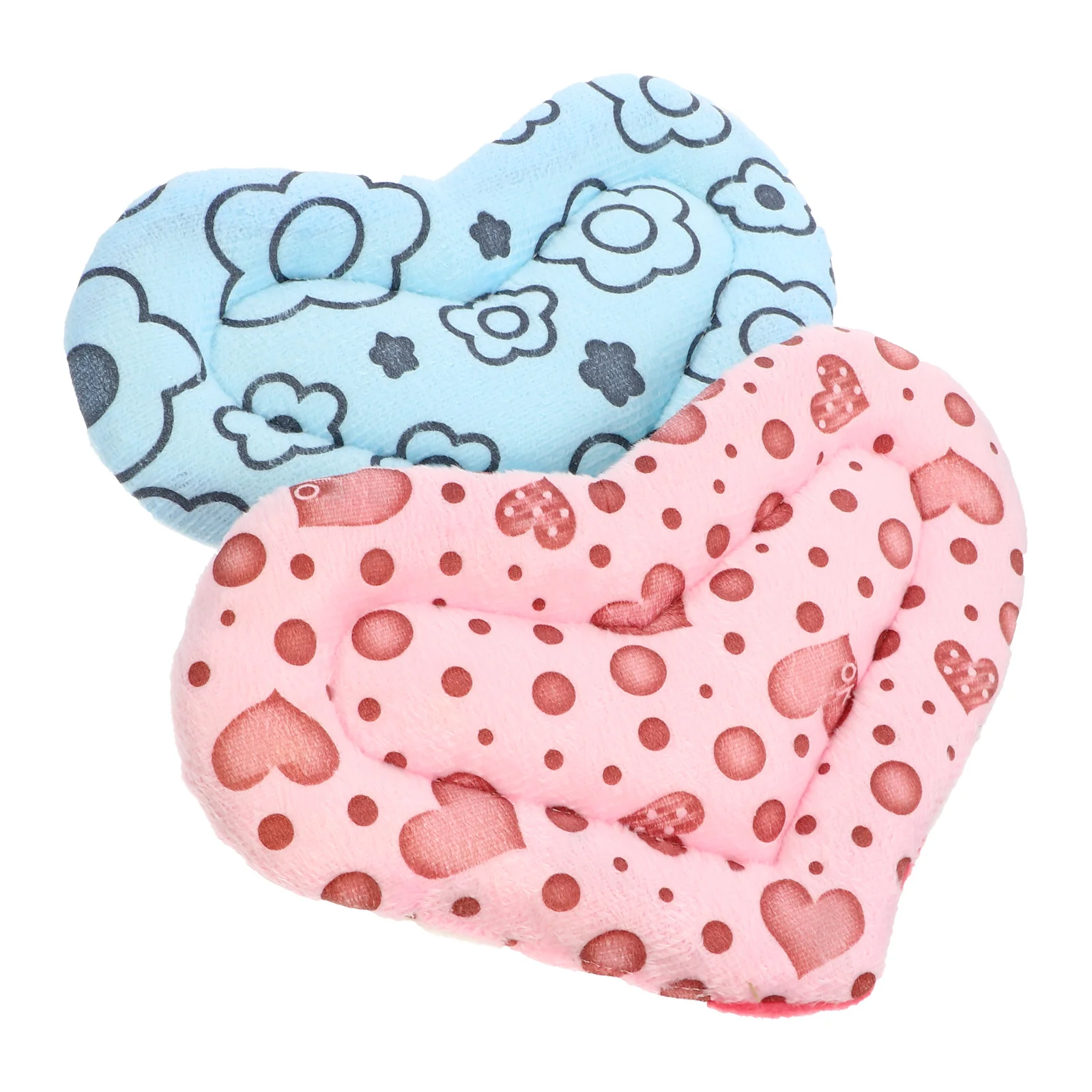 

2Pcs Warm Pet Nest Pad Small Animal Sleeping Mat for Hamster Guinea Pig Cozy Winter Comfortable Portable Habitat