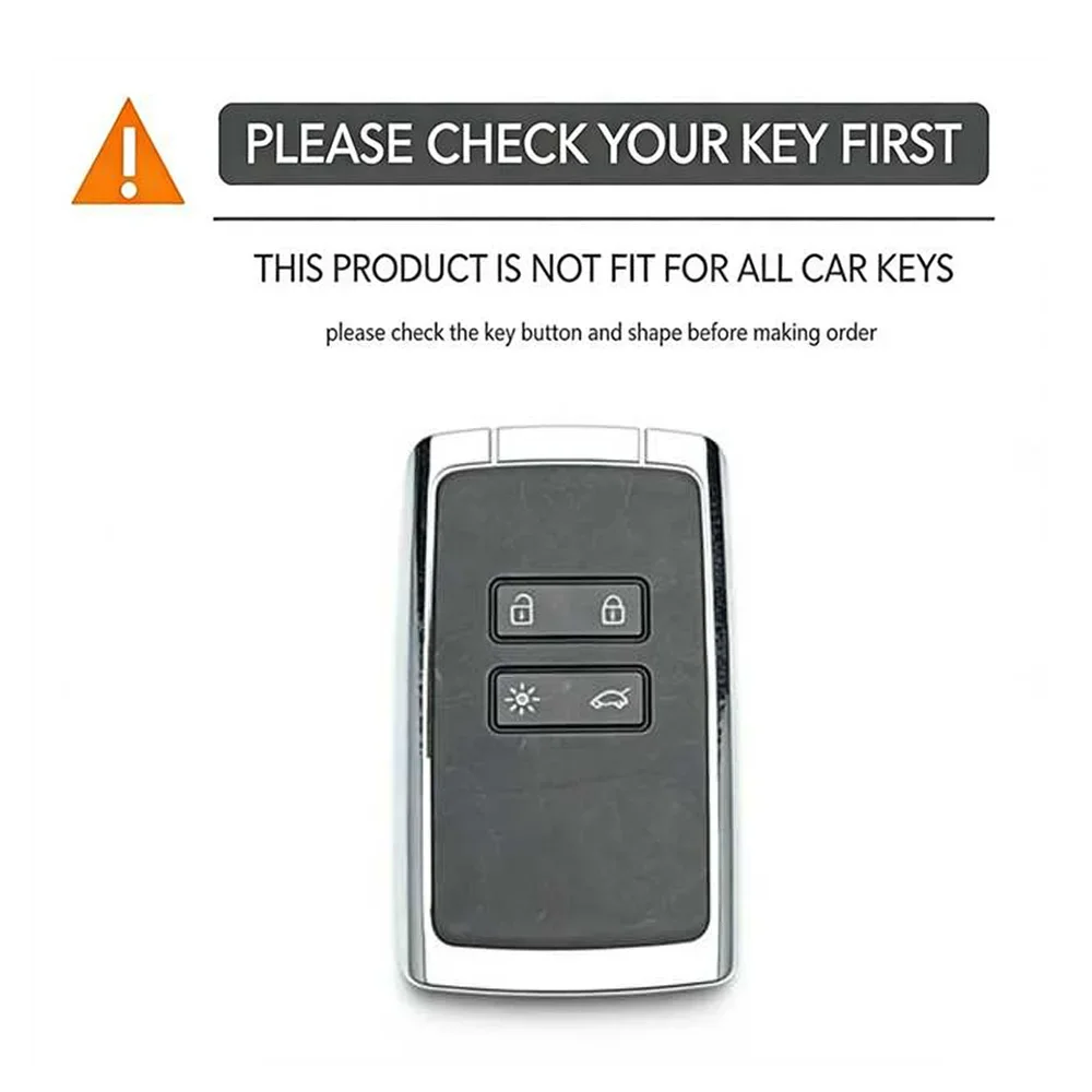 Silicone Car Key Cover Case for Dacia Logan 3 for Renault Captur Zoe Espace 5 Clio Megane 4 Arkana Arcan Key Holder Shell