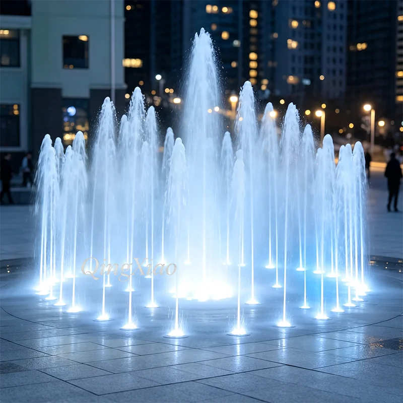 Custom High Jet Fountain Project Equipment Integrated Water Jet System for Public Park Plaza Outdoor Landscape Engineering
