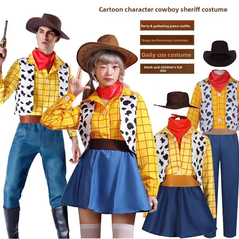 Costume de Cosplay de Cowboy occidental à capuche, tenue de spectacle sur scène loween Par pour hommes et femmes, opéra traditionnelle chinoise