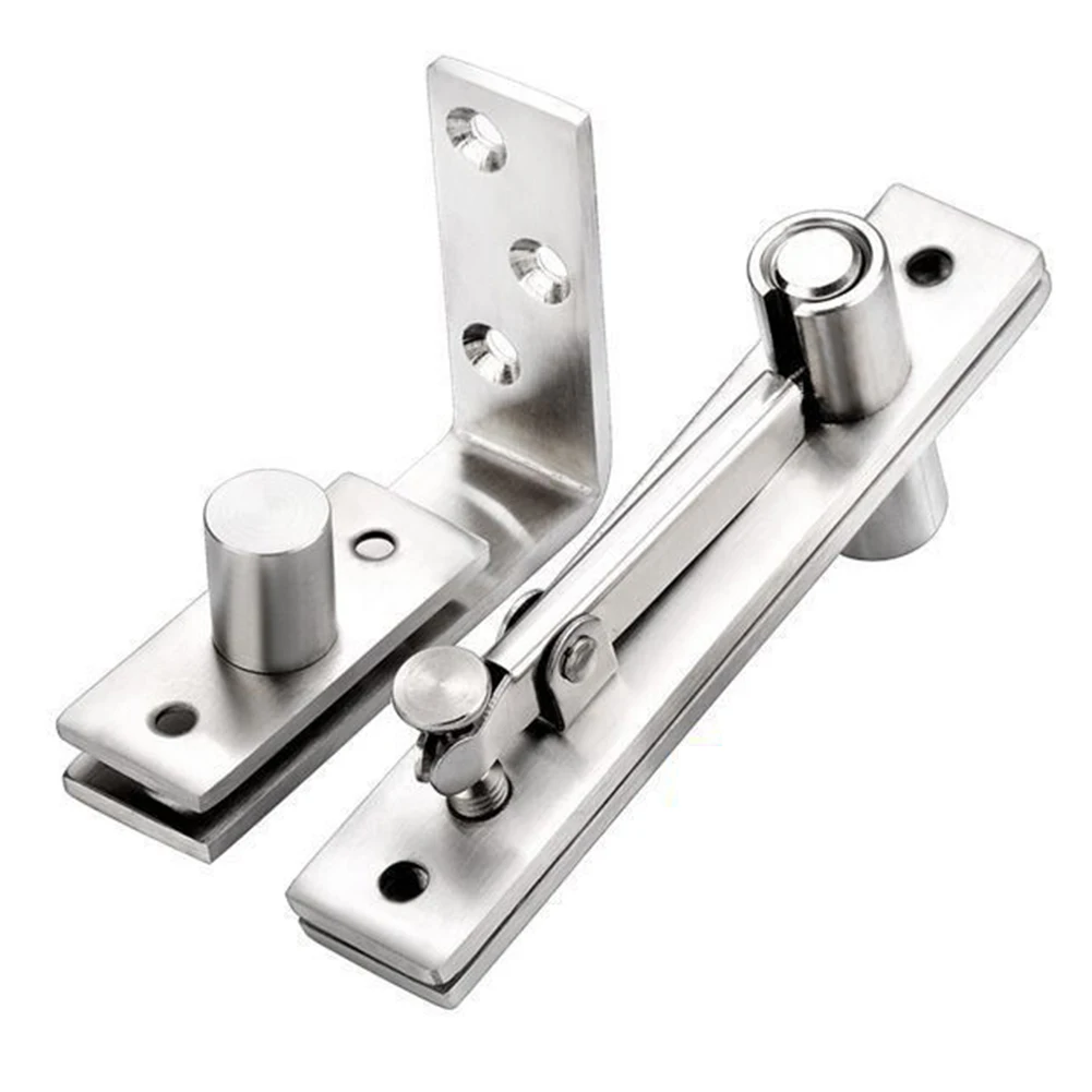 Stainless Steel for pivot Hinge for Wood Door Use with 180 Degree Rotation and Minimal Maintenance Needs Stainless