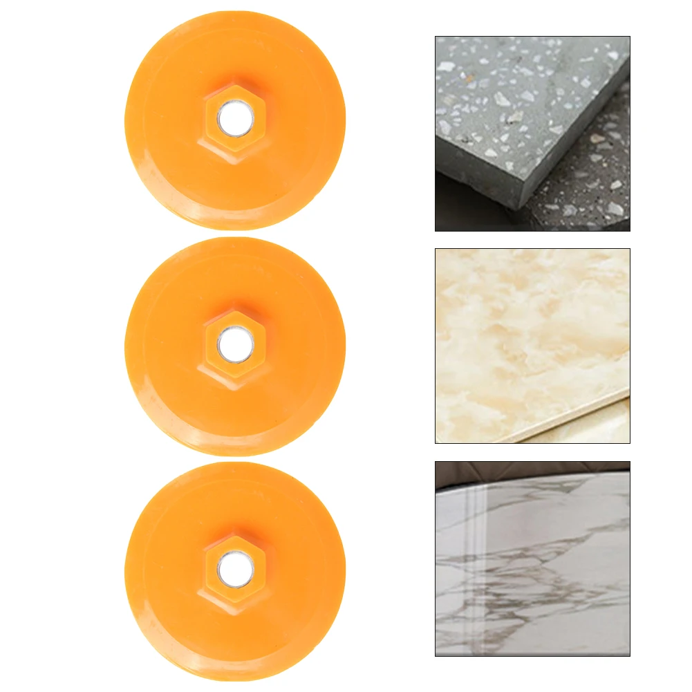 DIY Projects Orange Color Diamond Polishing Pads Wet And Dry Polishing Disc Comprehensive Material Compatibility