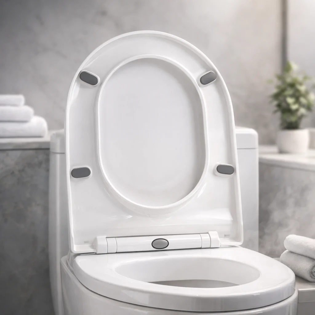 

Прочная пластиковая крышка для унитаза, универсальное сменное сиденье для унитаза, простая установка для домашних туалетов