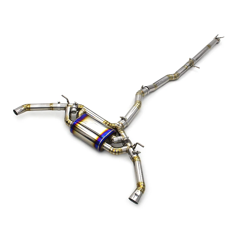 

OBM Catback Exhaust For Mercedes-Benz CLA45 AMG 2.0T 2014-2019 Car Part Escape Titanium Pipe Muffler Vacuum Valve Exhaust System