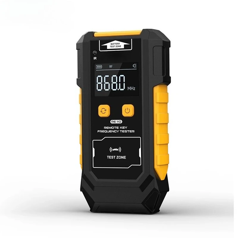 

Car key frequency detector, button battery remote control, infrared signal quality tester