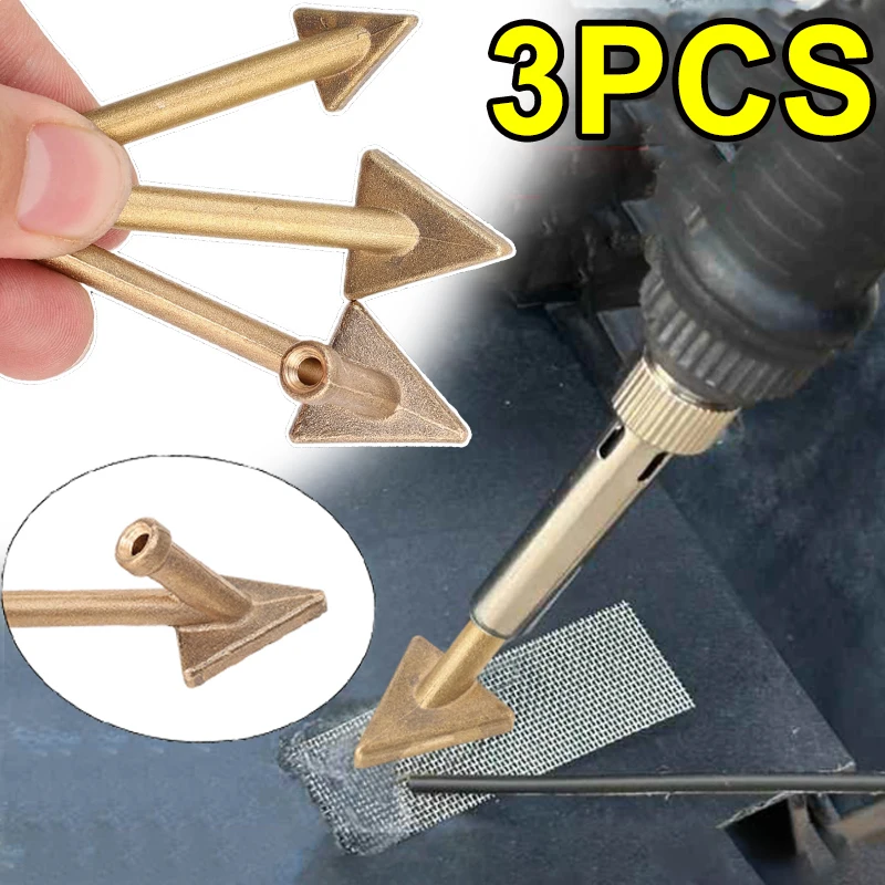 

1/2/3 шт., сменные паяльные жала для сварщика, сменные жала для 80-ватной сварки пластика, TPO TEO, автомобильный бампер, сварочное оборудование, аксессуары