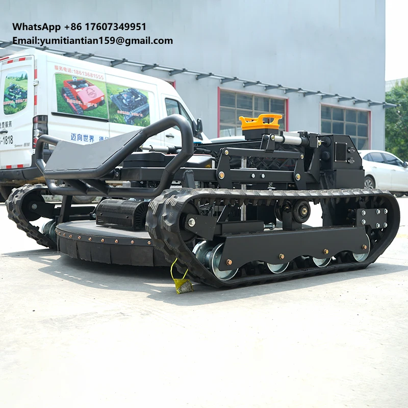 

Fre Shiping CE EPA Gasline Engine All Terrain Grass Cutting Machine Agriculture Rubber Tracks Remote Control Robot Lawn Mower