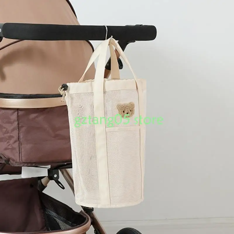 

57EE Multifunction Travel Bag Hollow Out Storage Bag Soft Mesh Handbag