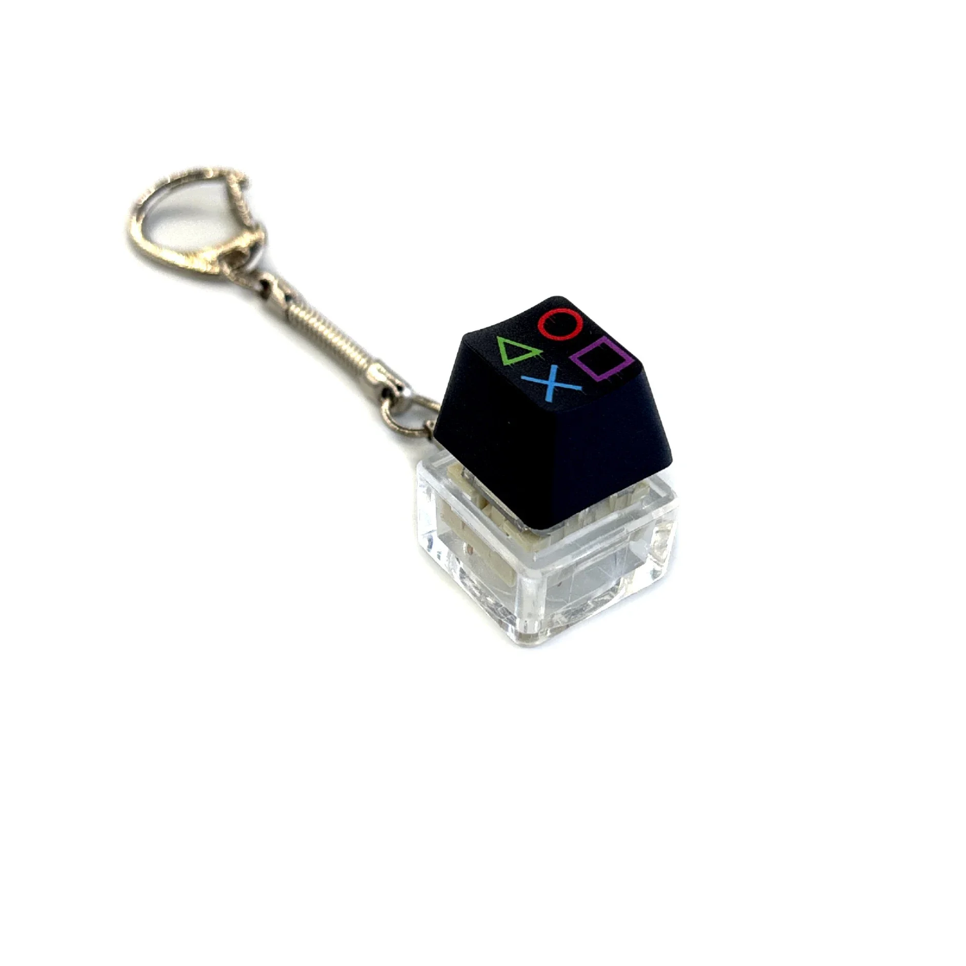 Mechanical Keyboard Key Cap Shaft Tester Keychain Key Ring Fingertip Press Dlow Pressure Toy Novelty Toy