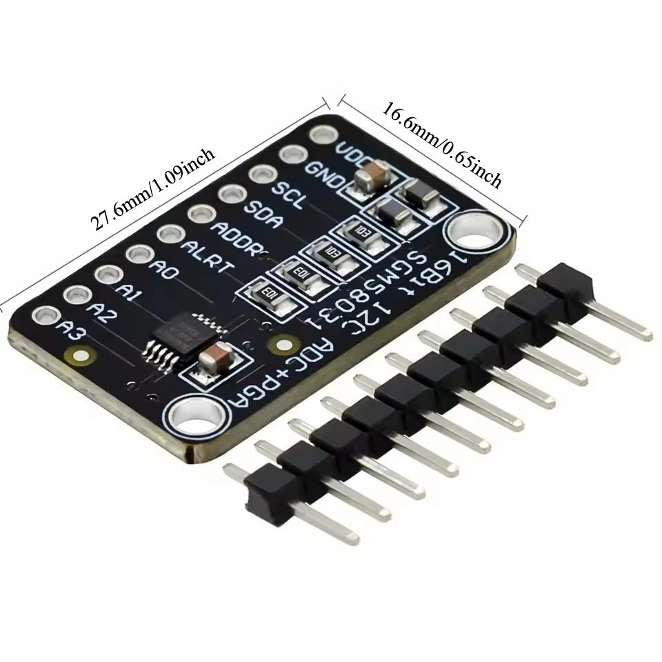 SGM58031 Development Board Module 16 Bit High Precision 4 Channel ADC Data Acquisition Converter for Arduino