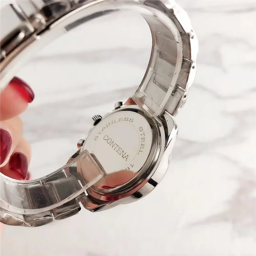 CONTENA 2022, relojes de lujo de marca superior para Mujer, pulsera de acero creativa a la moda, relojes para Mujer, Reloj de cuarzo para Mujer,