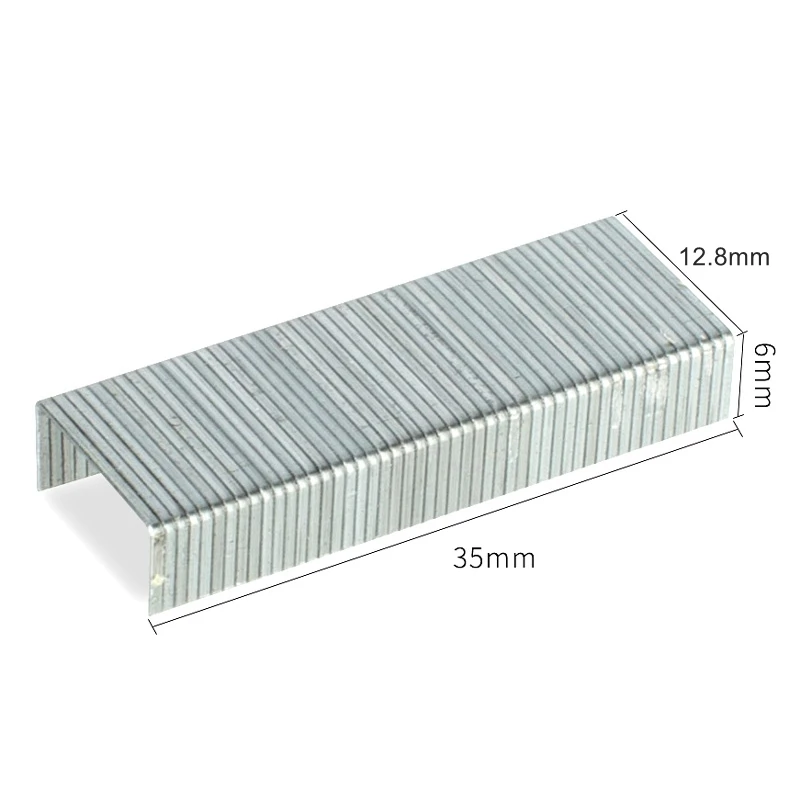 1000PCS/BOX Deli 0012 Universal Staples 24/6 12.8x6mm Normal Staple Binding Capacity 25 Sheets 70g China Top Brand Deli