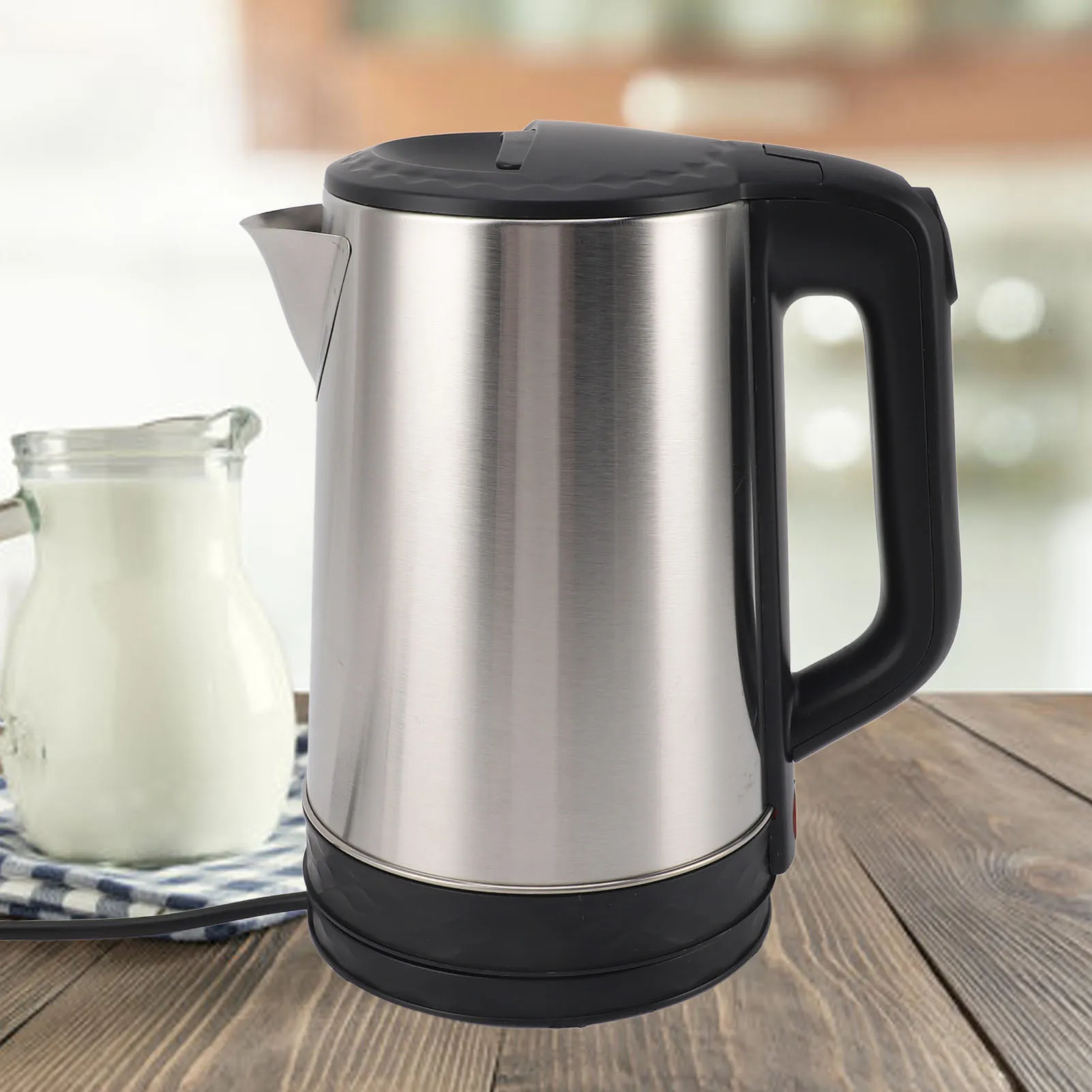 2.3L الفولاذ المقاوم للصدأ غلاية كهربائية 1800 واط سريع الغليان السيارات اغلاق غلاية الماء الساخن المحمولة غلاية التدفئة للشاي القهوة