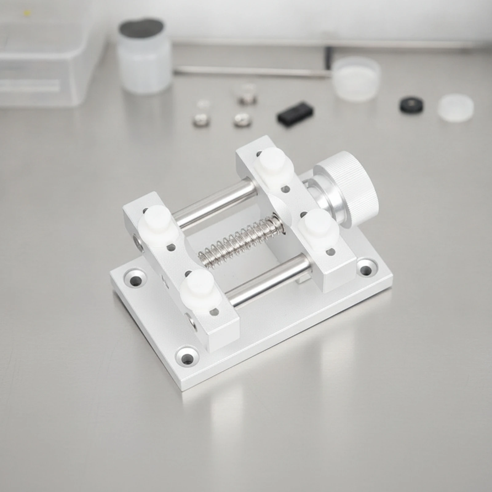 Watch Case Opening Fixture Low-Slip Adjustable Watch Case Holder Watchmaker Tool Portable Scratch-Resistant for Home Workbench