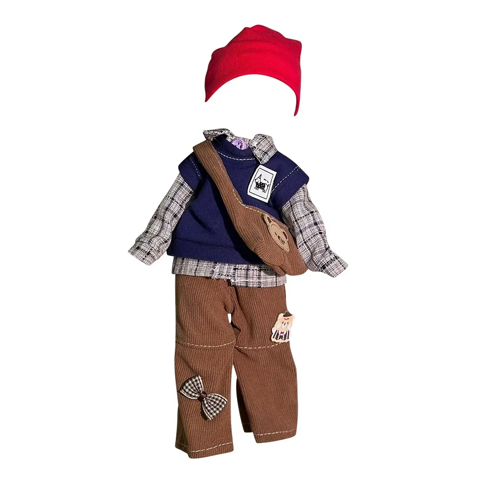 Roupas de Boneca BJD Estilo Princesa 6 Pontos, Meias Listradas para Boneca Princesa de Corpo Gordinho de 30cm, Conjunto de Roupas para Bonecas, Coleção de Bonecas