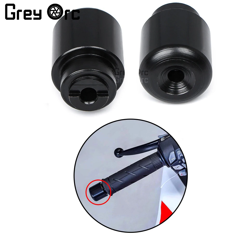 

For Honda CB400 CBR600RR CBR600 RR Motorcycle Handlebar Grips End Slider Plug Ironwork Handle Plugs Bar Ends