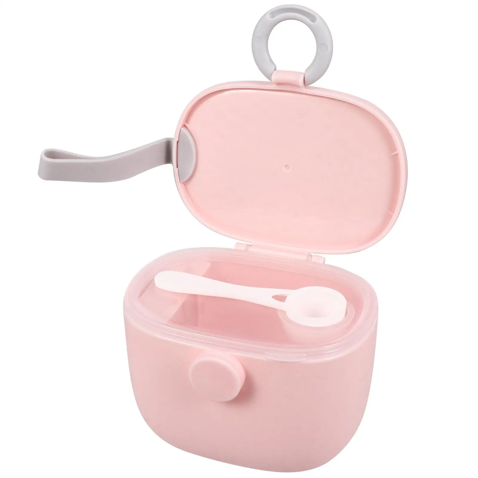 

2Pcs Portable Food Grade PP TPE Airtight Milk Powder Box Formula Dispenser Container Holder With Removable Scraper Baby Food