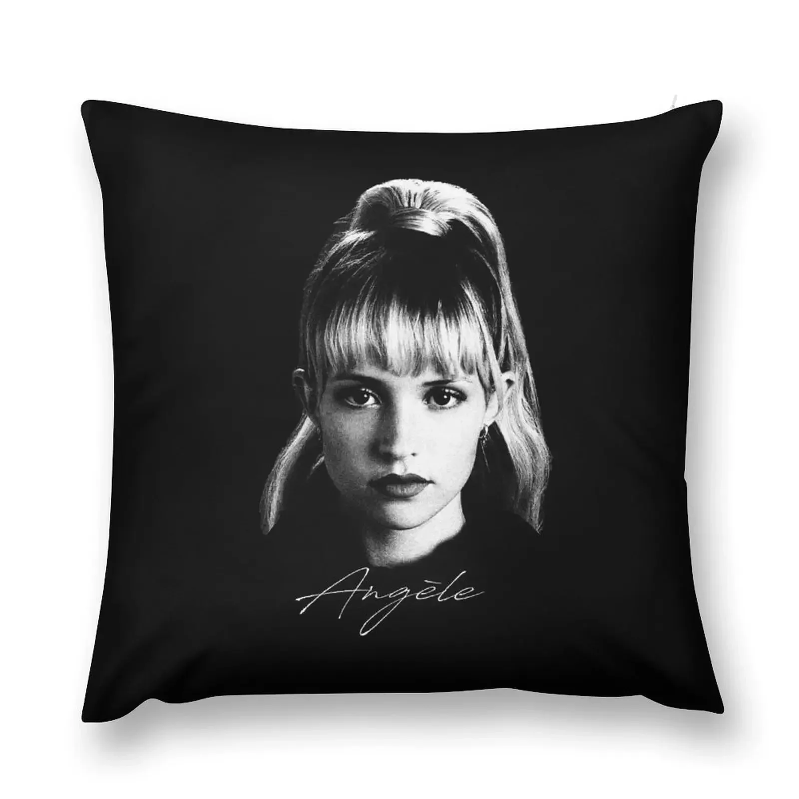 Angèle - Portrait Throw Pillow Cushions For Decorative Sofa Sofa Cushions Covers pillow