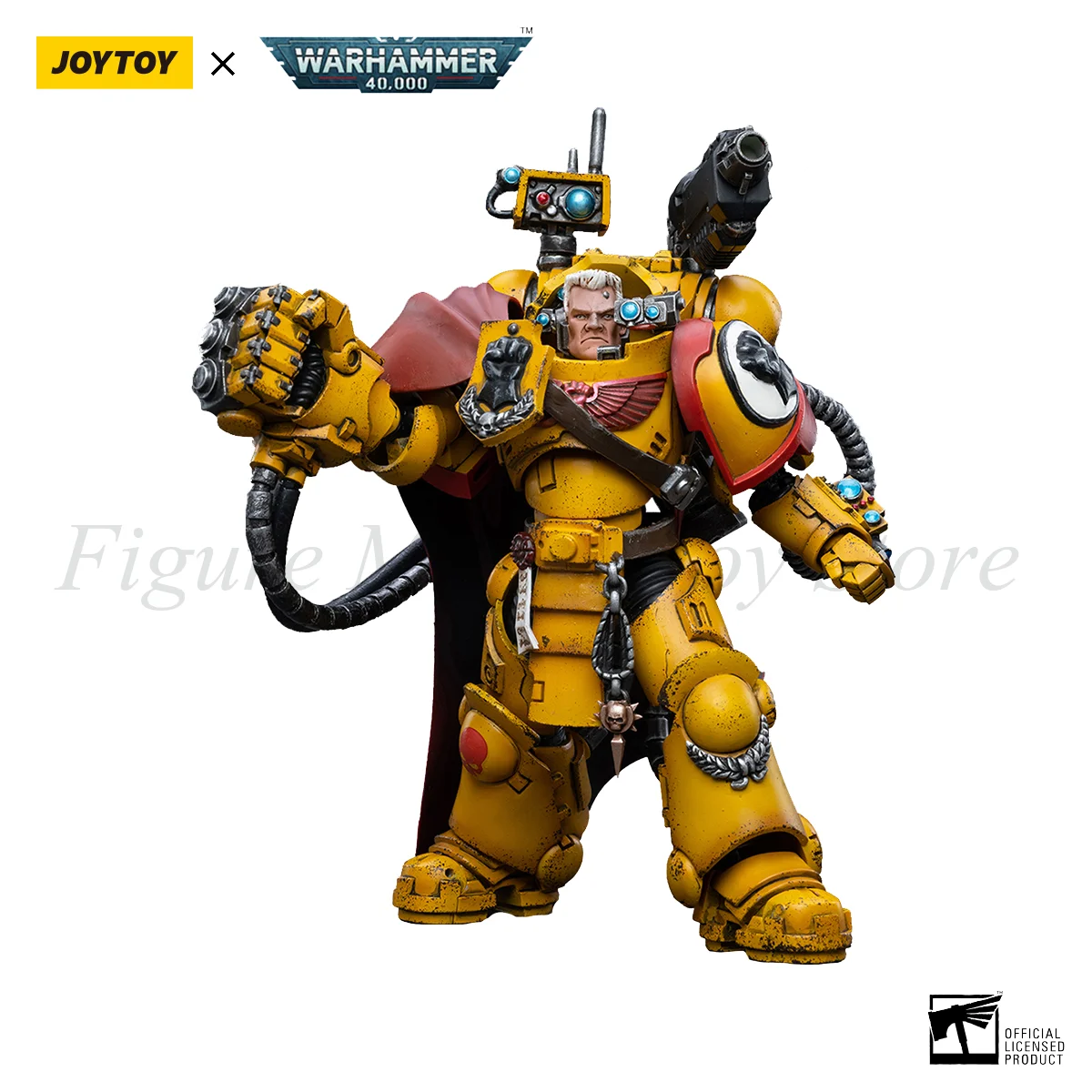 

JOYTOY 1/18 Action Figures 40K Imperial Fists Third Captain Tor Garadon 5 Inches Anime Games Collection Military Model