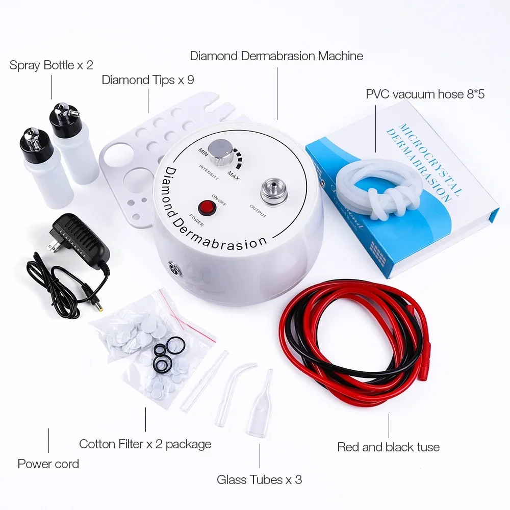 3 in1 الماس اللوازم الطبية آلة جلدي رذاذ الماء التقشير جهاز تجميل إزالة التجاعيد أدوات تقشير الوجه