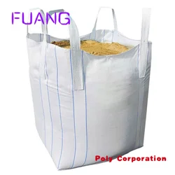Custom  Strong PP Fabric 1 Ton Jumbo Bag Heavy Duty Ton Bag Super Sack Bags