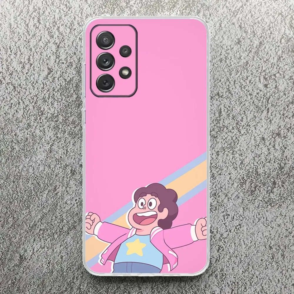 Чехол для телефона с рисунком S-Steven Universe для Samsung, Galaxy, S20, S21, S22, S23, Fe, Lite, Plus, Ultra Note Shell